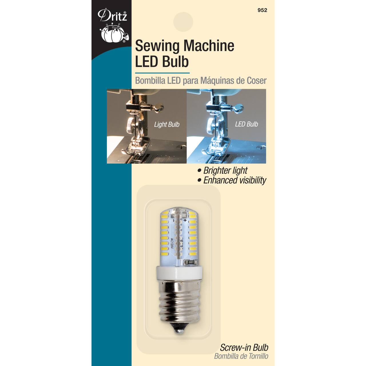 Dritz® Sewing Machine LED Light Bulb with Screw-In Base